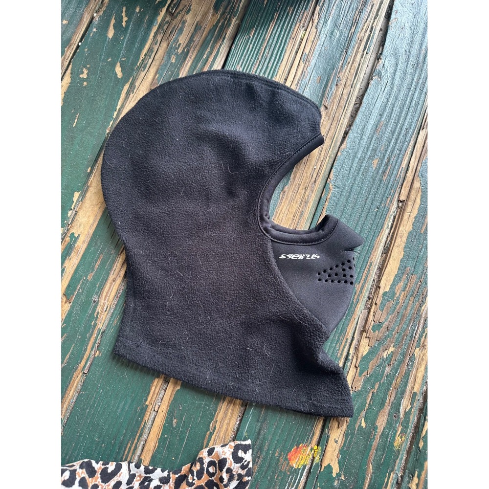 Seirus Innovation Black Fleece Neofleece Balaclava Face Mask Winter Ski Hood